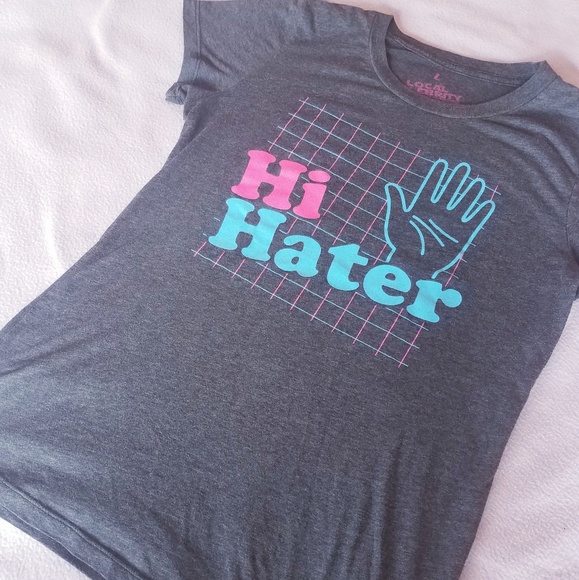 Vintage Hi Hater/Bye Hater Tshirt - Picture 3 of 4